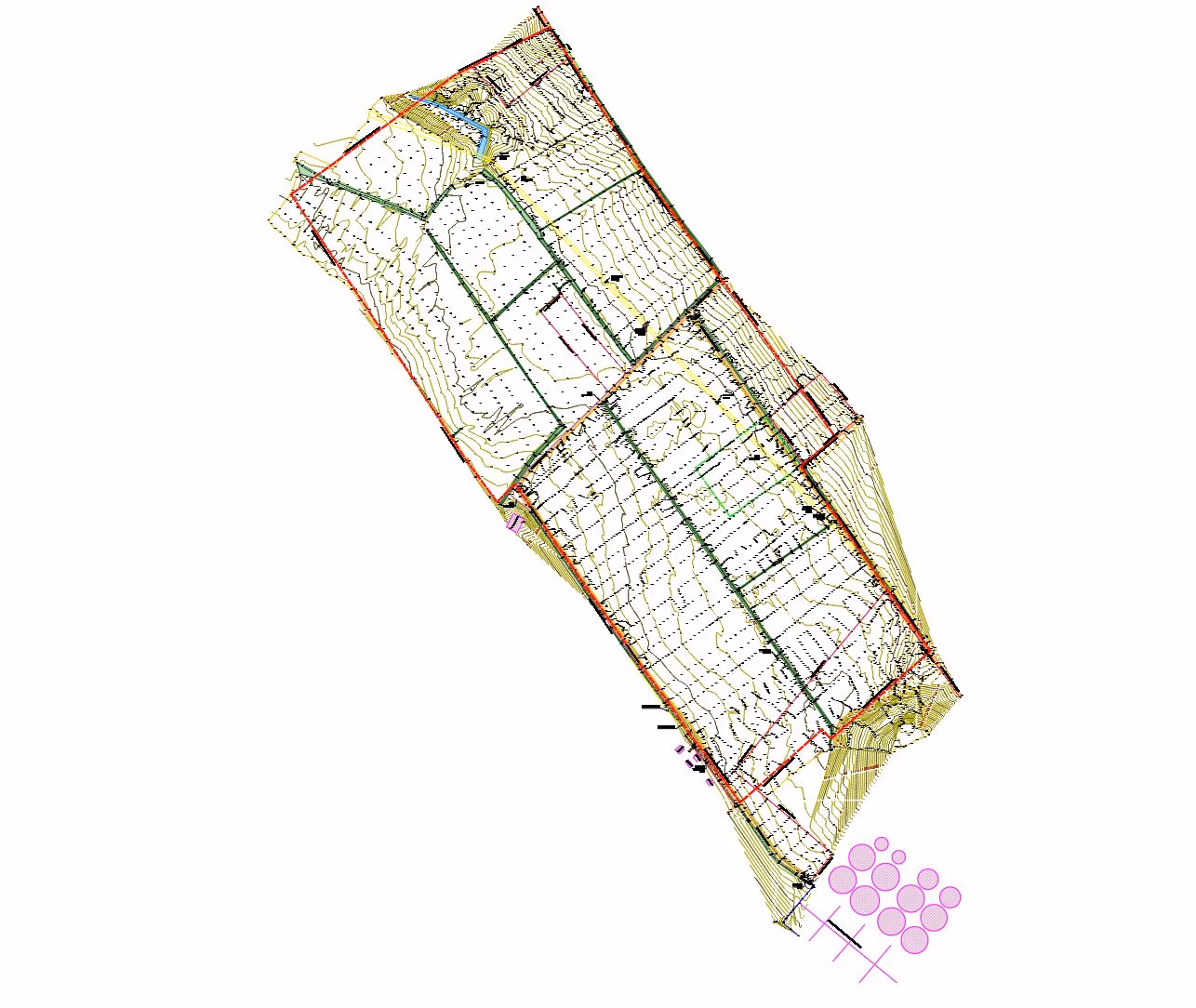 Plan Rilevimi Topografik për Ndërtimin e Objekteve të Shërbimit Brenda Zonës 