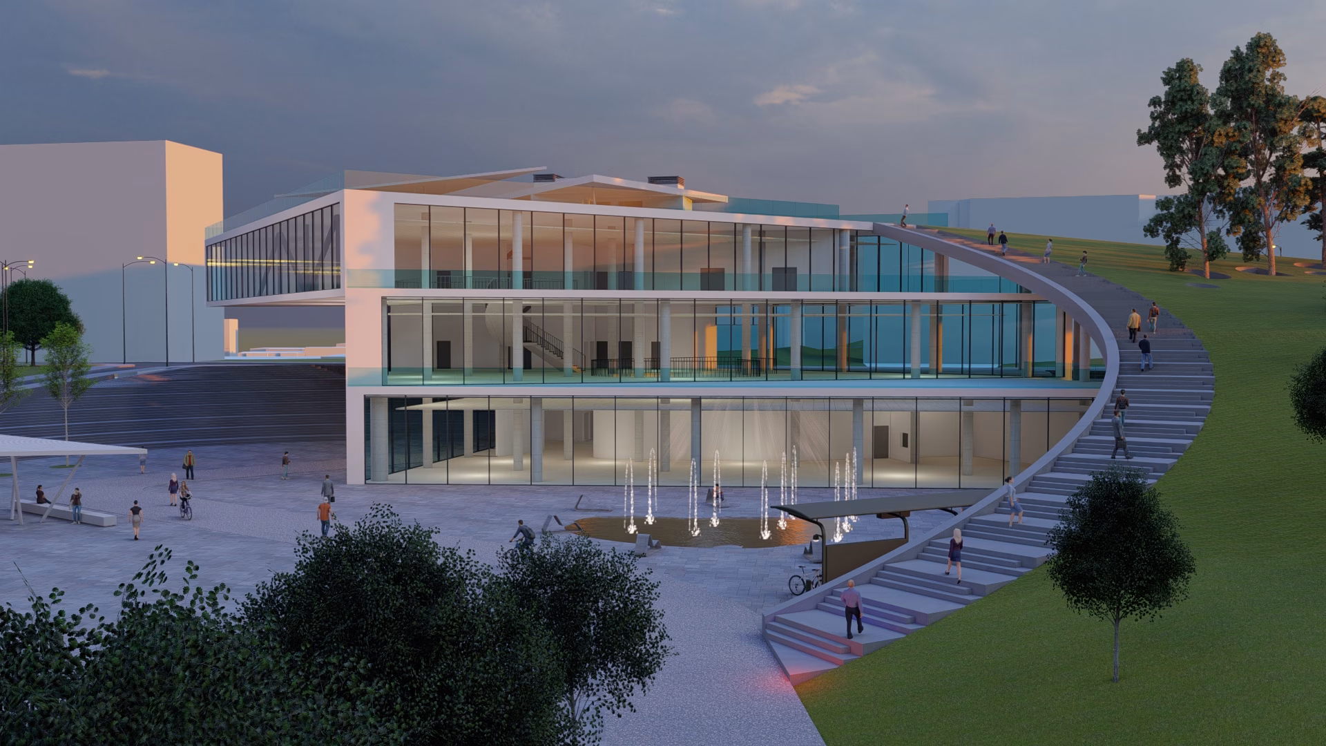 Construction of Recreational Spaces Within the Campus